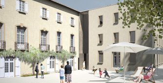 Nouvelle façade musée de Lodève