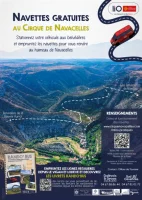 Affiche navette et Randobus 2026 GSF Navacelles