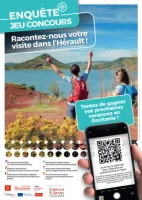Affiche enqu&ecirc;te r&eacute;gionale de client&egrave;le Salagou