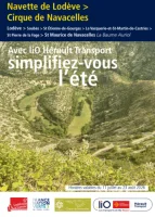Couverture Navettes Lod&egrave;ve Cirque de Navacelles 2026