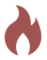 Pictogramme flamme incendie