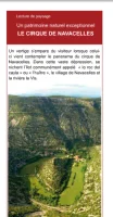d&eacute;pliant g&eacute;ologie navacelles