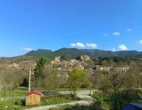 Village de Soub&egrave;s depuis les chambres d'h&ocirc;tes Las Cans
