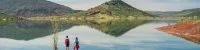 lac du Salagou baie les vailh&eacute;s