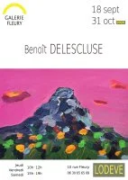 Affiche B DELESCLUSE &copy;Galerie Fleury 2026
