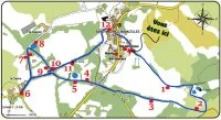 Carte Le Chemin des Arbres &copy; Association KERMIT