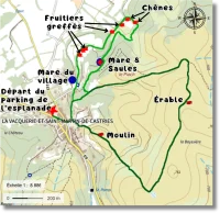 Carte Essences et Sens &copy; Association KERMIT