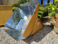 cuiseur solaire pliable Inti © MJ Vallet