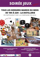 Soirée jeux © La Distillerie et la Compagnie des Jeux