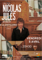 Affiche concert Nicolas Jules © Thibaut Derien
