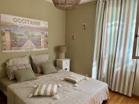 Une chambre au douces couleurs provençales... © VILLA L'OCCITANE