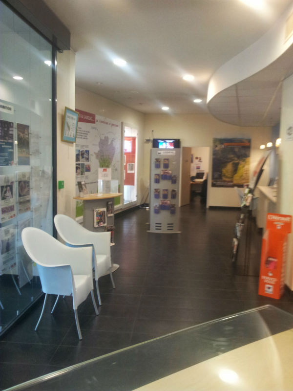 Vue intérieure de l'office de tourisme