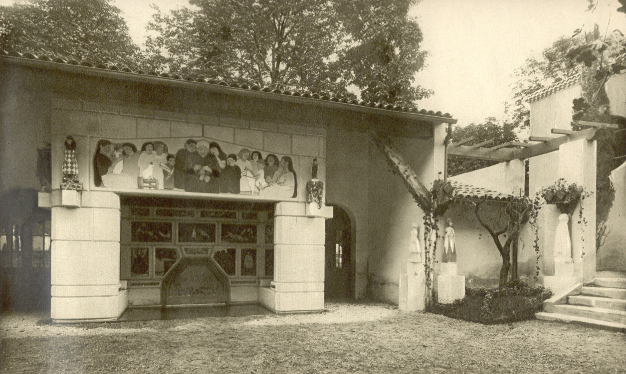 La cheminé monumentale de Paul Dardé lors de l'Exposition Internationale de 1925