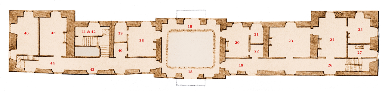 Plan de l&#039;Ancien Palais Episcopal 